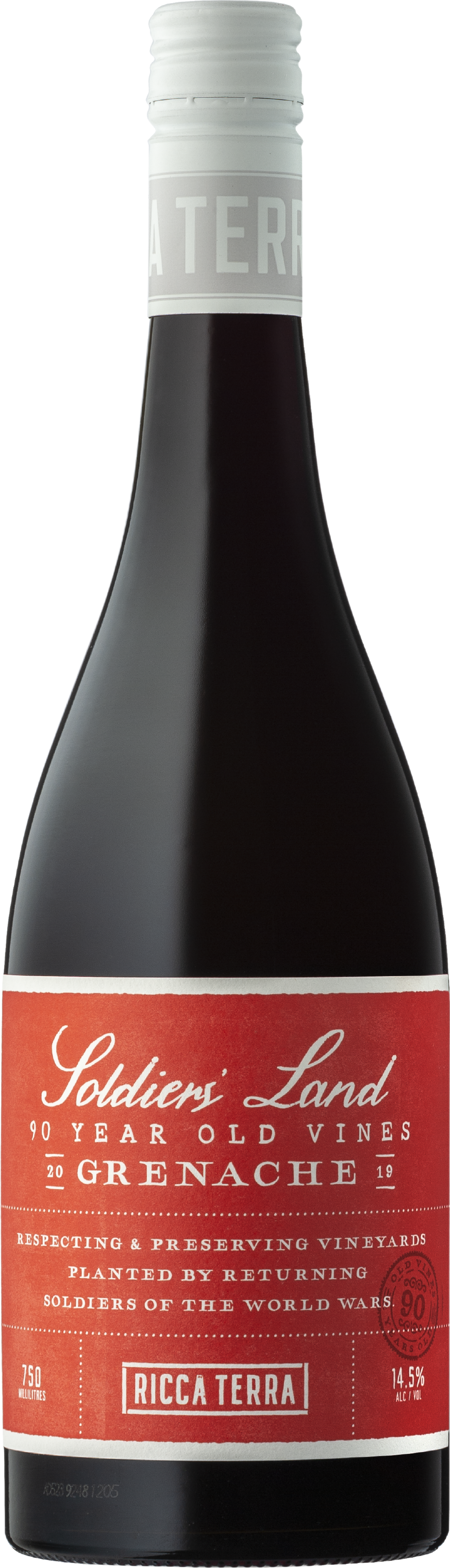 Ricca Terra Soldiers' Land 90 Year Old Vines Grenache 2019